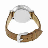 Buy Shop Fossil Jacqueline White Dial Brown Leather Strap Watch for Women - ES3708 USA Online