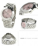 Buy Shop Marc Jacobs Amy Life Pink Dial Silver Steel Strap Watch for Women - MBM3300 USA Online