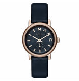 Buy Shop Marc Jacobs Baker Navy Blue Dial Blue Leather Strap Watch for Women - MBM1331 USA Online