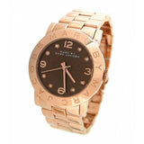 Buy Shop Marc Jacobs Amy Purple Rose Gold Steel Strap Watch for Women - MBM8616 USA Online
