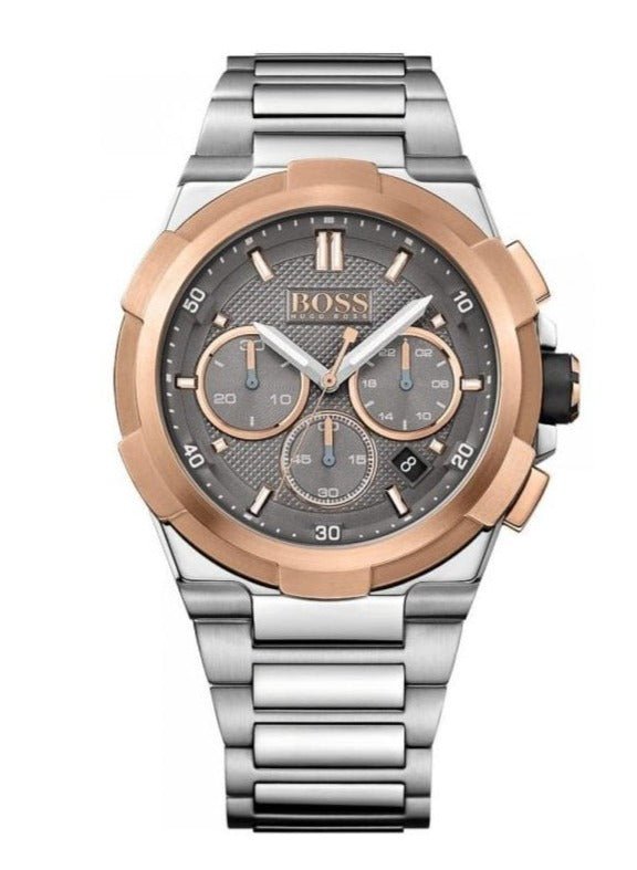 Buy Shop Hugo Boss Supernova Grey Dial Silver Steel Strap Watch for Men - 1513362 USA Online