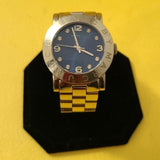 Buy Shop Marc Jacobs Amy Blue Dial Gold Steel Strap Watch for Women - MBM3166 USA Online