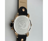 Buy Shop Diesel Little Daddy Black & Gold Dial Black Leather StrapWatch For Men - DZ7282 USA Online