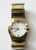 Buy Shop Marc Jacobs Amy White Dial Gold Steel Strap Watch for Women - MBM8519 USA Online