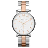 Buy Shop Marc Jacobs Baker White Dial Two Tone Steel Strap Watch for Women - MBM3312 USA Online