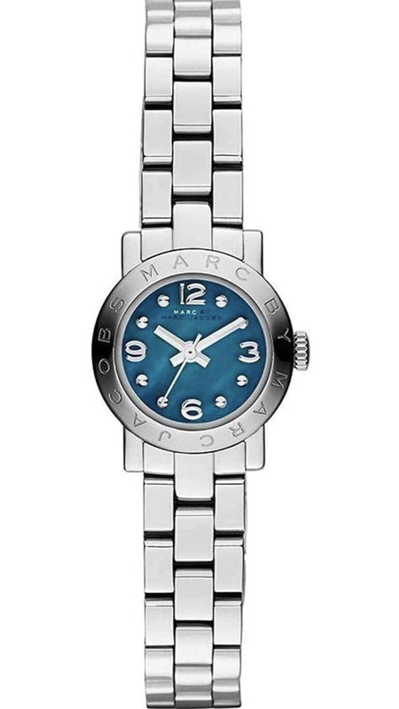 Buy Shop Marc Jacobs Amy Blue Dial Silver Steel Strap Watch for Women - MBM3274 USA Online