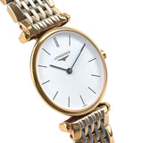 Buy Shop Longines La Grande Classique De Longines White Dial Two Tone Mesh Bracelet Watch for Women - L4.209.1.91.7 USA Online
