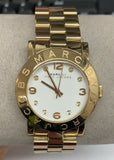 Buy Shop Marc Jacobs Amy White Dial Gold Steel Strap Watch for Women - MBM3056 USA Online