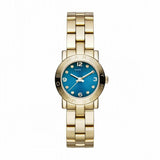 Buy Shop Marc Jacobs Amy Blue Dial Gold Steel Strap Watch for Women - MBM3303 USA Online