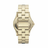 Buy Shop Marc Jacobs Rivera White Dial Gold Steel Strap Watch for Women - MBM3137 USA Online