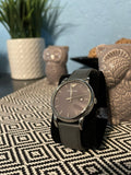 Buy Shop Emporio Armani Classic Quartz Grey Dial Grey Leather Strap Watch For Men - AR1730 USA Online