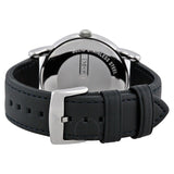 Buy Shop Emporio Armani Classic Quartz Blue Dial Black Leather Strap Watch For Men - AR1731 USA Online