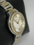 Buy Shop Fossil Virginia Silver Dial Two Tone Steel Strap Watch for Women - ES3503 USA Online