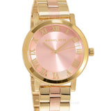 Buy Shop Michael Kors Norie Gold Dial Two Tone Steel Strap Watch for Women - MK3586 USA Online