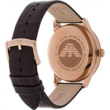 Buy Shop Emporio Armani Classic Quartz Brown Dial Brown Leather Strap Watch For Men - AR1613 USA Online