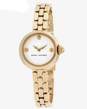 Buy Shop Marc Jacobs Courtney White Dial Gold Steel Strap Watch for Women - MJ3457 USA Online