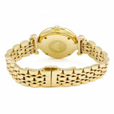 Buy Shop Emporio Armani Gianni T Bar White Mother of Pearl Dial Gold Steel Strap Watch For Women - AR1907 USA Online