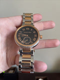 Buy Shop Michael Kors Skylar Black Dial Two Tone Steel Strap Watch for Women - MK5957 USA Online