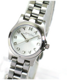 Buy Shop Marc Jacobs Henry Dinky Silver Dial Silver Steel Strap Watch for Women - MBM3198 USA Online