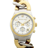 Buy Shop Michael Kors Runway White Dial Two Tone Steel Strap Watch for Women - MK3199 USA Online