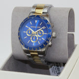 Buy Shop Michael Kors Layton Chronograph Blue Dial Two Tone Steel Strap Watch For Men - MK8825 USA Online