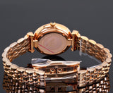 Buy Shop Emporio Armani Gianni T-Bar Black Dial Rose Gold Strap Watch For Women - AR11145 USA Online