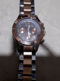 Buy Shop Marc Jacobs Marc Chronograph Grey Dial Two Tone Steel Strap Watch for Men - MBM3157 USA Online