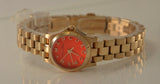 Buy Shop Marc Jacobs Henry Dinky Red Dial Gold Steel Strap Watch for Women - MBM3202 USA Online