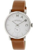 Buy Shop Marc Jacobs Baker White Dial Brown Leather Strap Watch for Women - MBM1265 USA Online