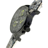 Buy Shop Diesel Big Daddy Chronograph Black Dial Black Leather Strap Watch For Men - DZ7311 USA Online