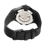 Buy Shop Maserati Automatic Skeleton Black Dial Black Leather Strap Watch For Men - R8821108021 USA Online