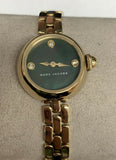 Buy Shop Marc Jacobs Courtney Mother of Pearl Black Dial Gold Steel Strap Watch for Women - MJ3460 USA Online