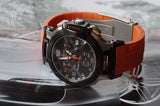 Buy Shop Tissot T Race Chronograph Black Dial Orange Rubber Strap Watch for Women - T048.217.27.057.00 USA Online
