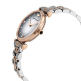 Buy Shop Emporio Armani Gianni T Bar Grey Dial Two Tone Stainless Steel Watch For Women - AR1725 USA Online