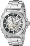 Buy Shop Fossil Modern Machine Automatic Silver Dial Silver Steel Strap Watch for Men - ME3081 USA Online