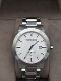 Burberry The City Silver Dial Silver Steel Strap Watch for Men - BU9900