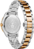 Versace Hellenyium Brown Dial Two Tone Steel Strap Watch for Women - V12040015