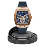 Buy Shop Guess Phoenix Multifunction Blue Dial Blue Rubber Strap Watch for Men - GW0202G4 USA Online