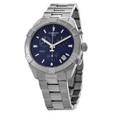 Buy Shop Tissot PR 100 Sport Quartz Chronograph Blue Dial Silver Steel Strap Watch For Men - T101.617.11.041.00 USA Online