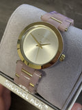 Buy Shop Michael Kors Delray Rose Gold Dial Pink Steel Strap Watch for Women - MK4316 USA Online