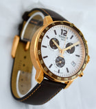 Buy Shop Tissot Quickster Chronograph Silver Dial Watch For Men - T095.417.36.037.01 USA Online