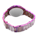 Buy Shop Michael Kors Lauryn Black Dial Purple Steel Strap Watch for Women - MK3724 USA Online