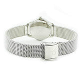 Buy Shop Calvin Klein Minimal Grey Dial Silver Mesh Bracelet Watch for Women - K3M231Y3 USA Online