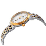 Tissot T Classic Carson Premium White Dial Two Tone Steel Strap Watch for Women - T122.207.22.031.00