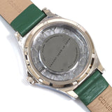 Buy Shop Marc Jacobs Henry Skeleton Green Dial Green Leather Strap Watch for Women - MBM1336 USA Online