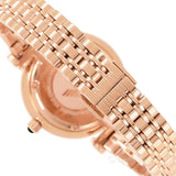Buy Shop Emporio Armani Gianni T-Bar Black Dial Rose Gold Strap Watch For Women - AR11145 USA Online