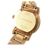 Burberry Heritage White Dial Gold Steel Strap Watch for Women - BU9203