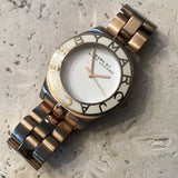 Buy Shop Marc Jacobs Blade White Dial Gold Steel Strap Watch for Women - MBM3050 USA Online