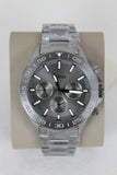 Buy Shop Fossil Bannon Multifunction Chronograph Grey Dial Grey Steel Strap Watch for Men - BQ2491 USA Online