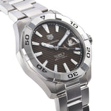 Buy Shop Tag Heuer Aquaracer Calibre 5 Automatic Sunray Brown Dial Silver Steel Strap Watch for Men - WAY2018.BA0927 USA Online